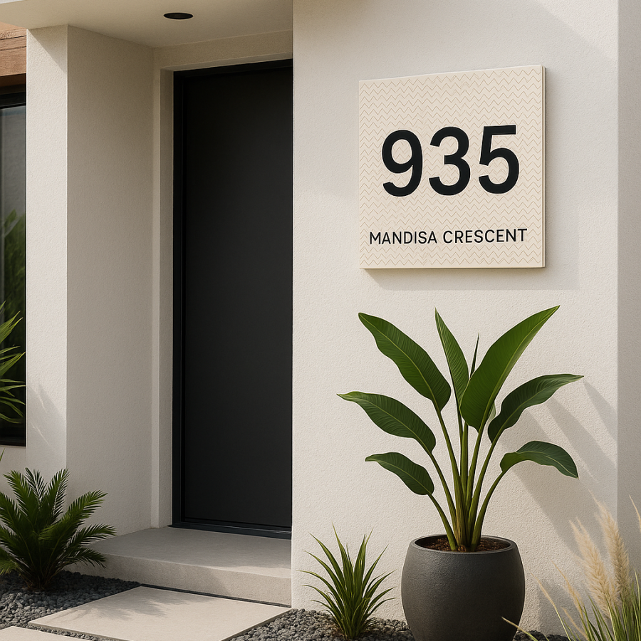 🏡 Mandisa Crescent House Number Sign – No. 935
