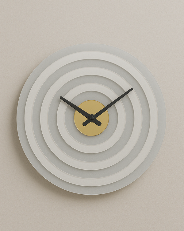 Core Pulse – Concentric Ring Wall Clock
