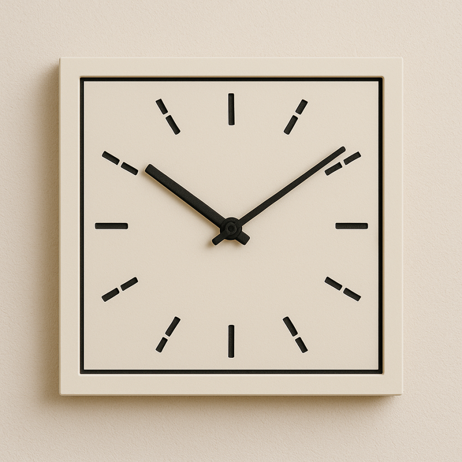 Modulo – Minimalist Square Wall Clock