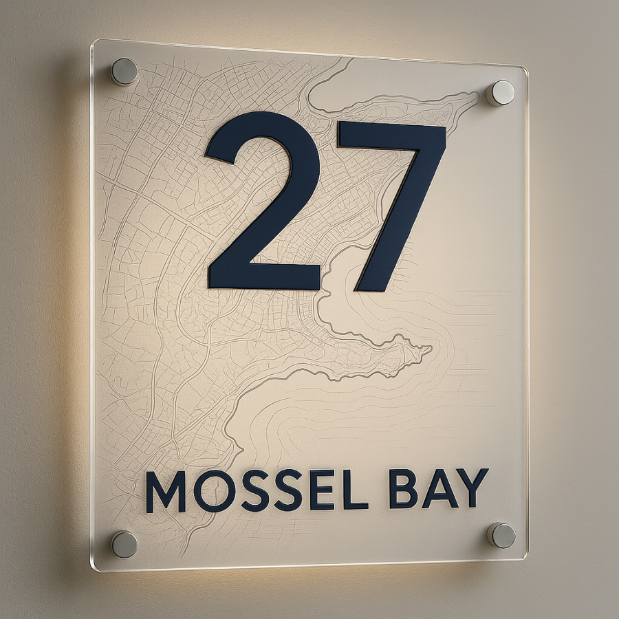 Mossel Bay House Number Sign